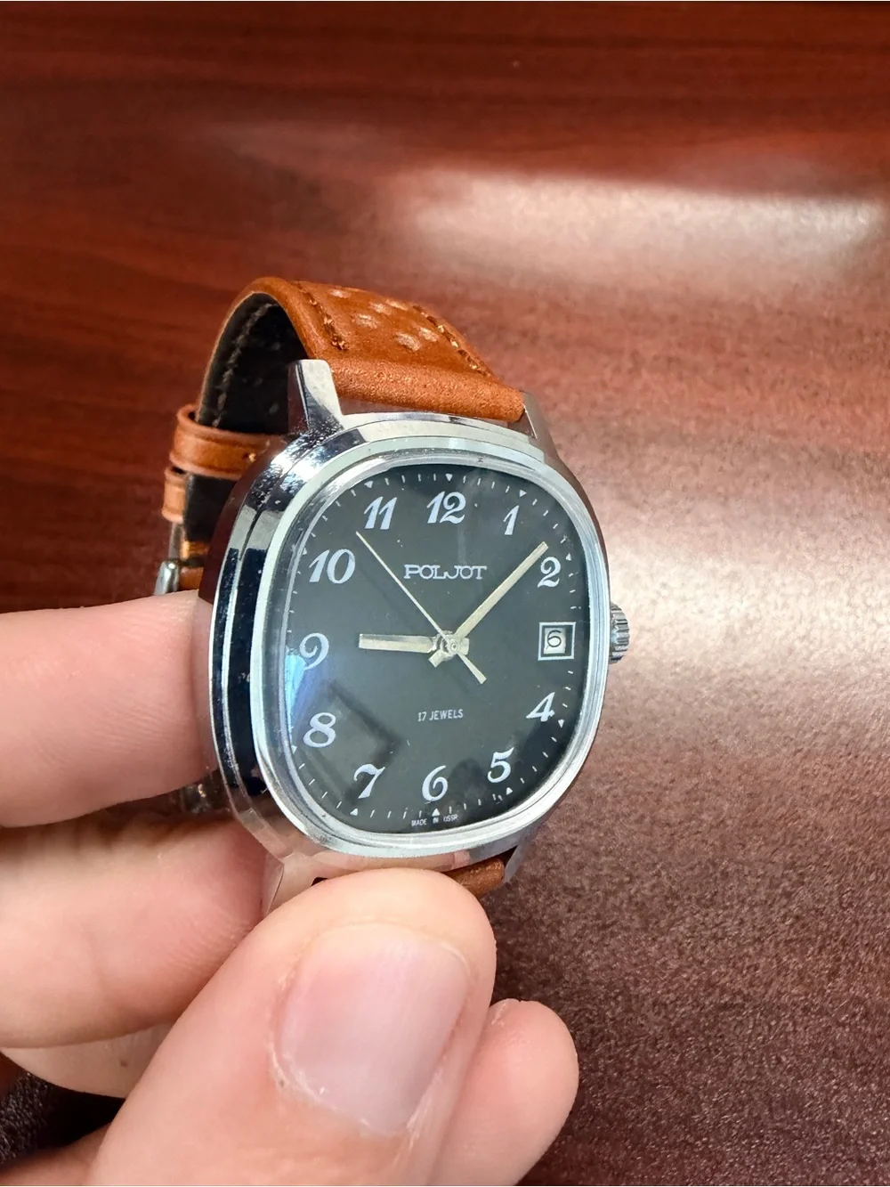 Poljot Mechanical Watch - Square Case